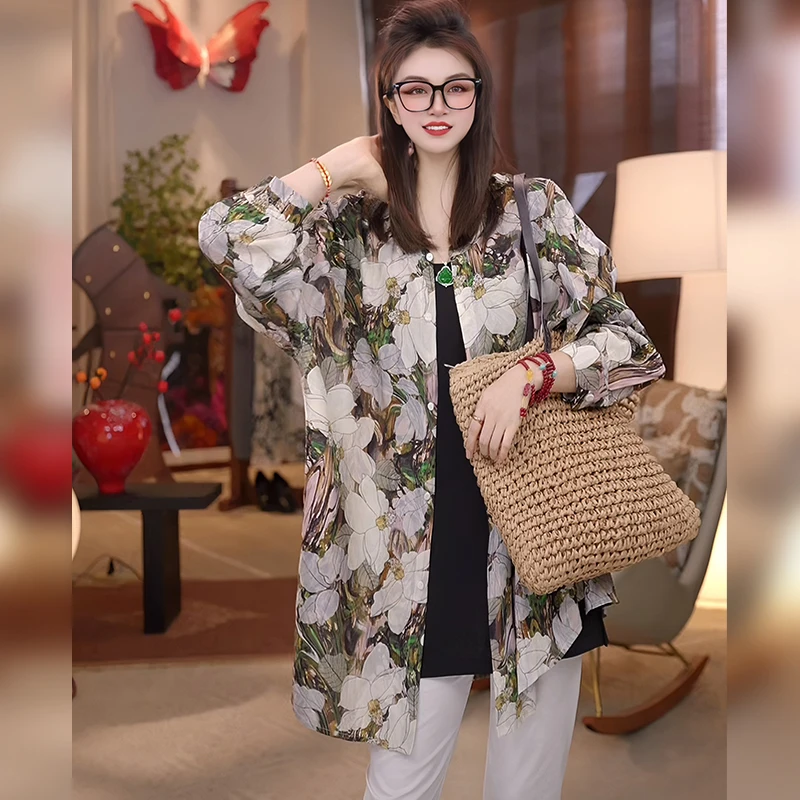 Женская рубашка Linda Sister High-End, весна-лето, новая модная коллекция, легкая, роскошная, для повседневной носки, с цветочным принтом, AA5LYH225
Женская рубашка Linda Sister High-End, весна-лето, новая модная коллекция, легкая, роскошная, для повседневной носки, с цветочным принтом, AA5LYH225