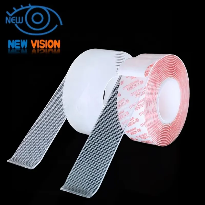 New Upgrade Nano Double Sided Adhesive Tape, 1mm Thick Upgraded Version with Grid, Multipurpose Waterproof No-Trace Tapes
New Upgrade Nano Double Sided Adhesive Tape, 1mm Thick Upgraded Version with Grid, Multipurpose Waterproof No-Trace Tapes