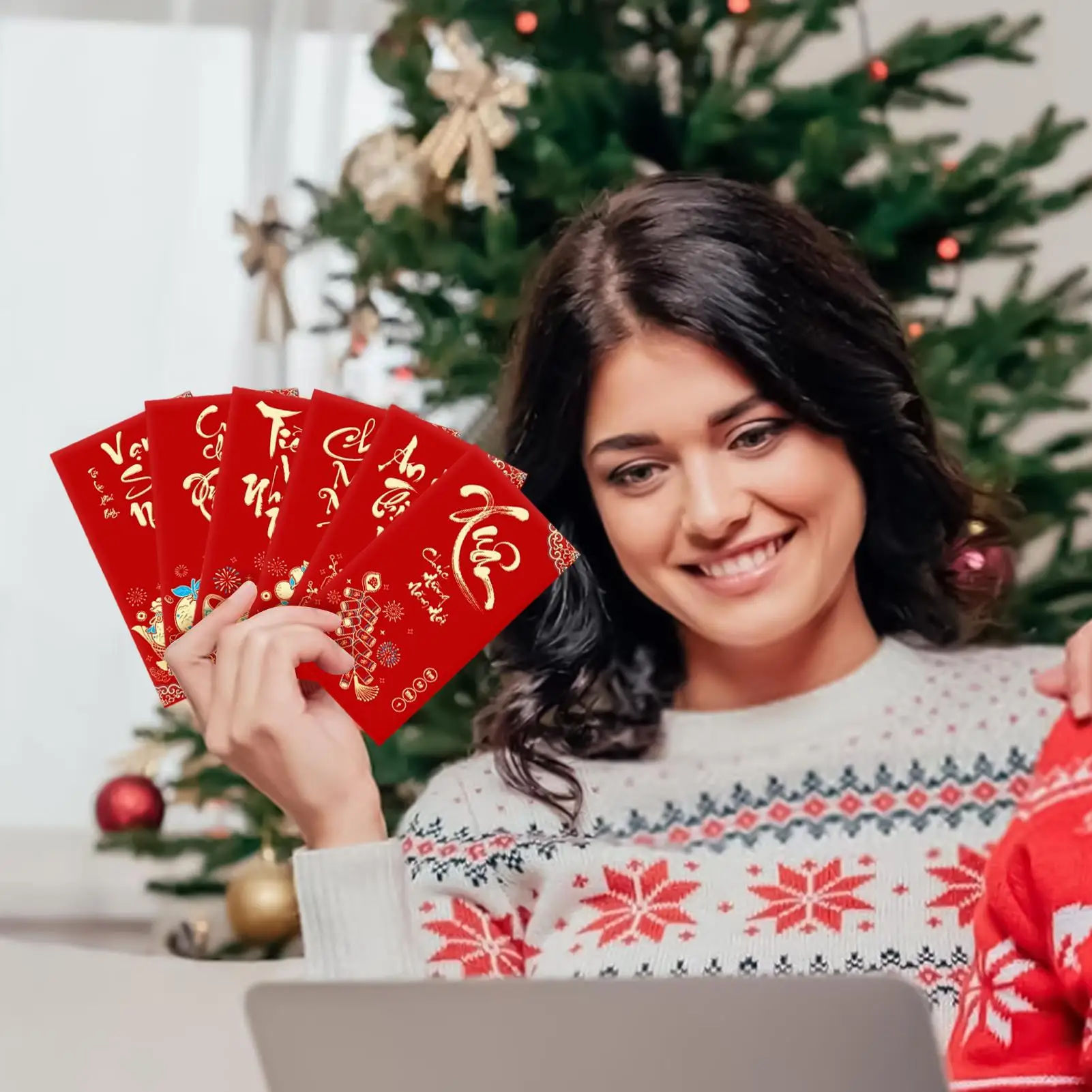 Вьетнамские красные конверты 2026, 6 шт., традиционные вьетнамские украшения, новогодние красные конверты для подруг, детей и мужчин
Вьетнамские красные конверты 2026, 6 шт., традиционные вьетнамские украшения, новогодние красные конверты для подруг, детей и мужчин