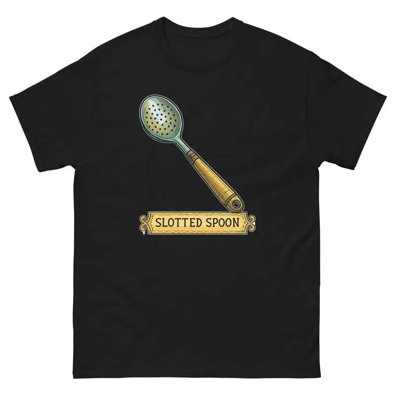 Slotted Spoon Kitchen Home Cooking Culinary Utensil T Shirt
Slotted Spoon Kitchen Home Cooking Culinary Utensil T Shirt