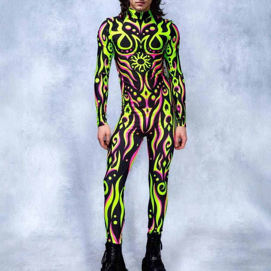 Men Cool Cyber Punk Robot Mechanical Armor Bodysuit Halloween Party Cosplay Steampunk Costume Zentai Stage Perfermence Show Suit
Men Cool Cyber Punk Robot Mechanical Armor Bodysuit Halloween Party Cosplay Steampunk Costume Zentai Stage Perfermence Show Suit