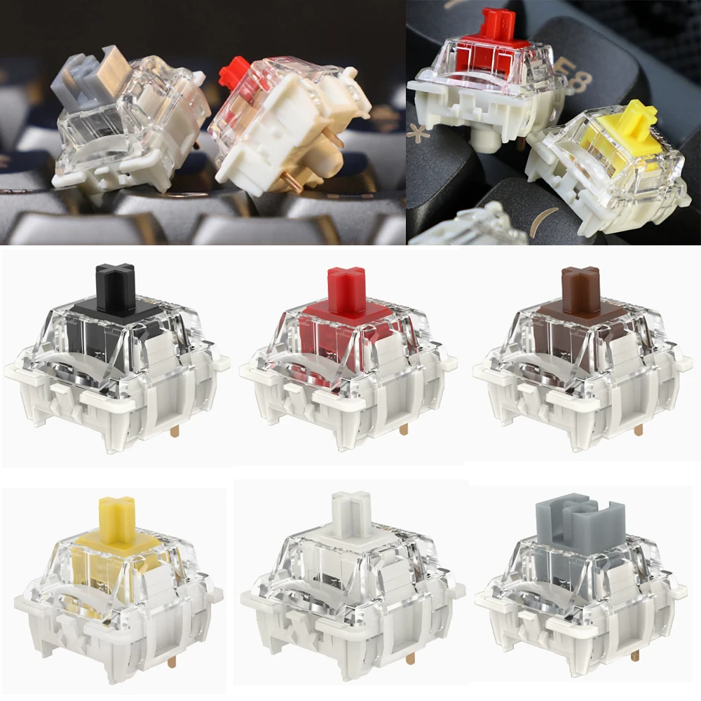 GATERON G Pro V3 3.0 Pro Switch 3pin for Mechanical Keyboard Pre Lubed RGB Linear Tactile White Yellow Red Silver Brown MX Axis
GATERON G Pro V3 3.0 Pro Switch 3pin for Mechanical Keyboard Pre Lubed RGB Linear Tactile White Yellow Red Silver Brown MX Axis