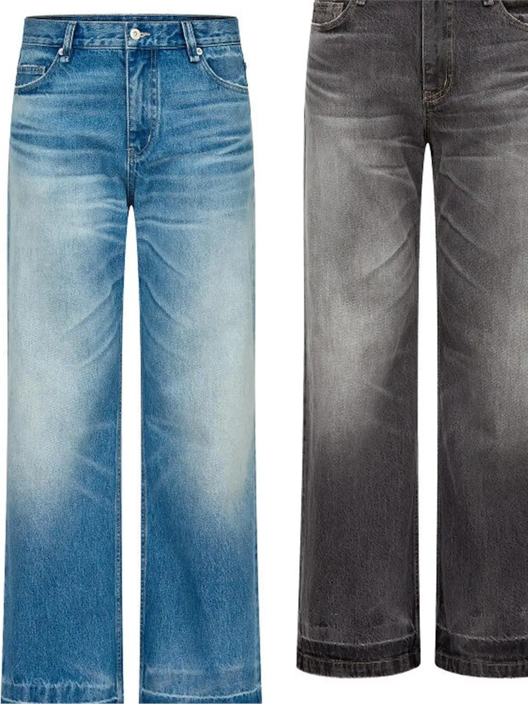 Cleanfit Vintage Wa Blue Jeans Loose Straight Leg Jeans ex Trendy Casual Wear All Seasons American High Street
Cleanfit Vintage Wa Blue Jeans Loose Straight Leg Jeans ex Trendy Casual Wear All Seasons American High Street