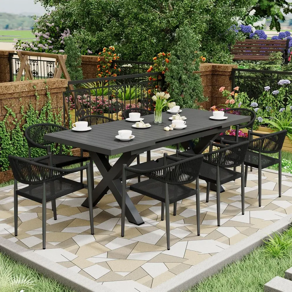 Pcs Stackable Patio Dining Chairs, Aluminum Rattan Outdoor Dining Chair with Arms, Woven Rope Garden Armchair Metal No Assembly
Pcs Stackable Patio Dining Chairs, Aluminum Rattan Outdoor Dining Chair with Arms, Woven Rope Garden Armchair Metal No Assembly