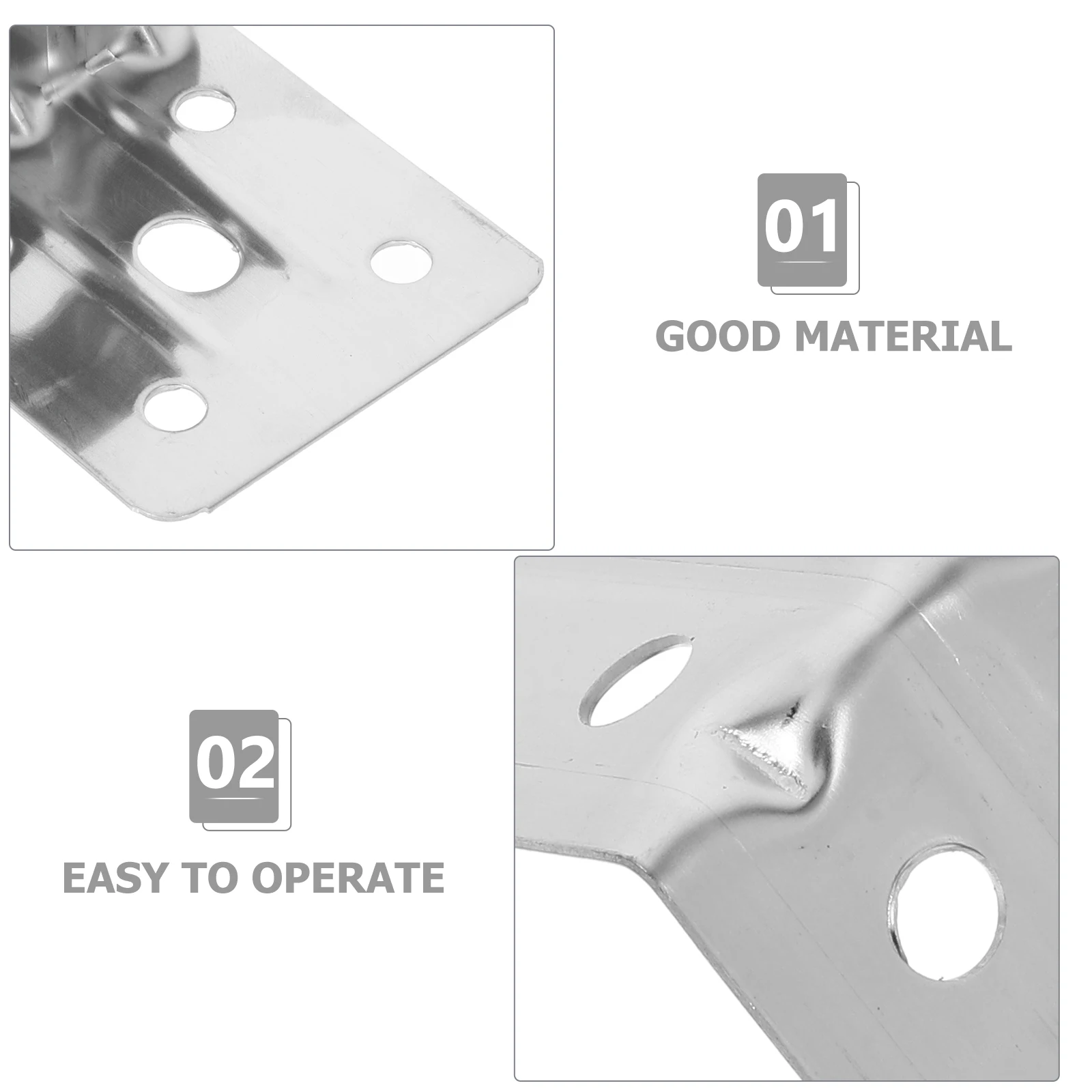 14pcs Stainless Steel Corner Brackets Set 40x40x40mm Thickened Shelf Braces for Wood Metal Connectors niture Hardware
14pcs Stainless Steel Corner Brackets Set 40x40x40mm Thickened Shelf Braces for Wood Metal Connectors niture Hardware