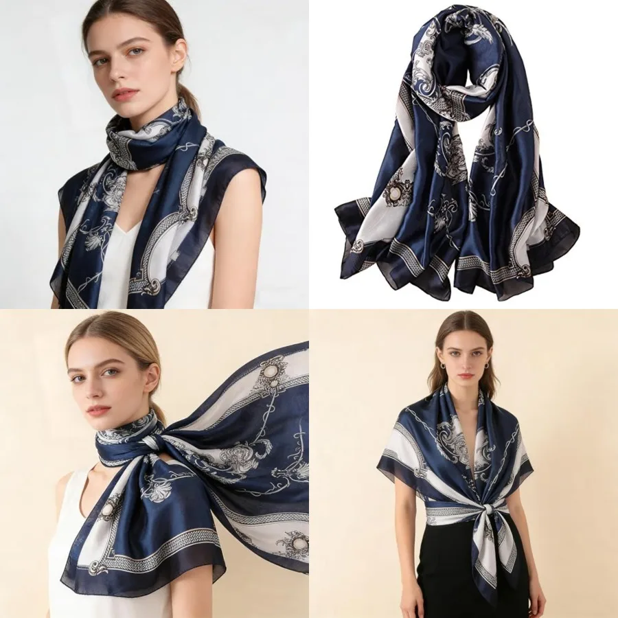 Silk Scarf Mulberry Silk Fashion Scarves Long Lightweight Shawl Wrap
Silk Scarf Mulberry Silk Fashion Scarves Long Lightweight Shawl Wrap