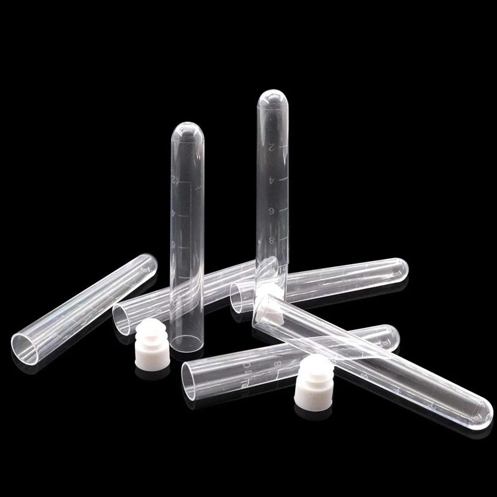 50pcs Test Tubes Eco Friendly Safe Science Lab Teaching Tool Sample Container Vial Liquid Storage Plastic Stoppers 
50pcs Test Tubes Eco Friendly Safe Science Lab Teaching Tool Sample Container Vial Liquid Storage Plastic Stoppers