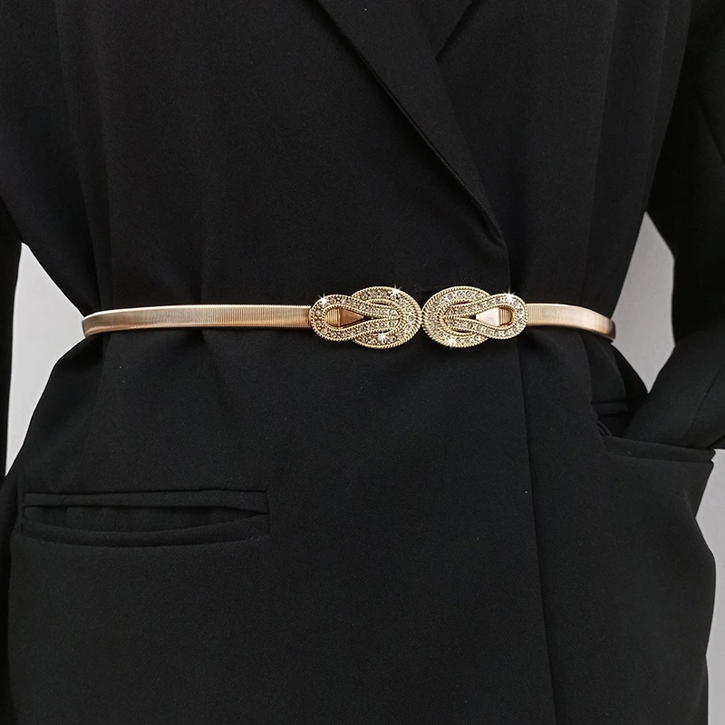 Fashion Gold Chain Belt Female Waist Adjustable Desinger Belts For Women High Quality Luxury Brand Punk Metal Dress Waistband
Fashion Gold Chain Belt Female Waist Adjustable Desinger Belts For Women High Quality Luxury Brand Punk Metal Dress Waistband