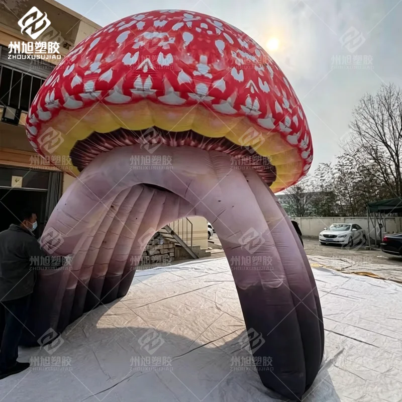 Customized inflatable large mushroom arch model with blower Oxford cloth material advertising inflatable decoration
Customized inflatable large mushroom arch model with blower Oxford cloth material advertising inflatable decoration