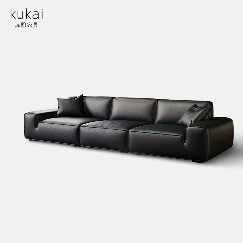 Оригинальный большой черный коровьей диван, диван для гостиной, итальянский минималистичный кожаный диван первого слоя из воловьей кожи, размер гостиной, квартира
Оригинальный большой черный коровьей диван, диван для гостиной, итальянский минималистичный кожаный диван первого слоя из воловьей кожи, размер гостиной, квартира