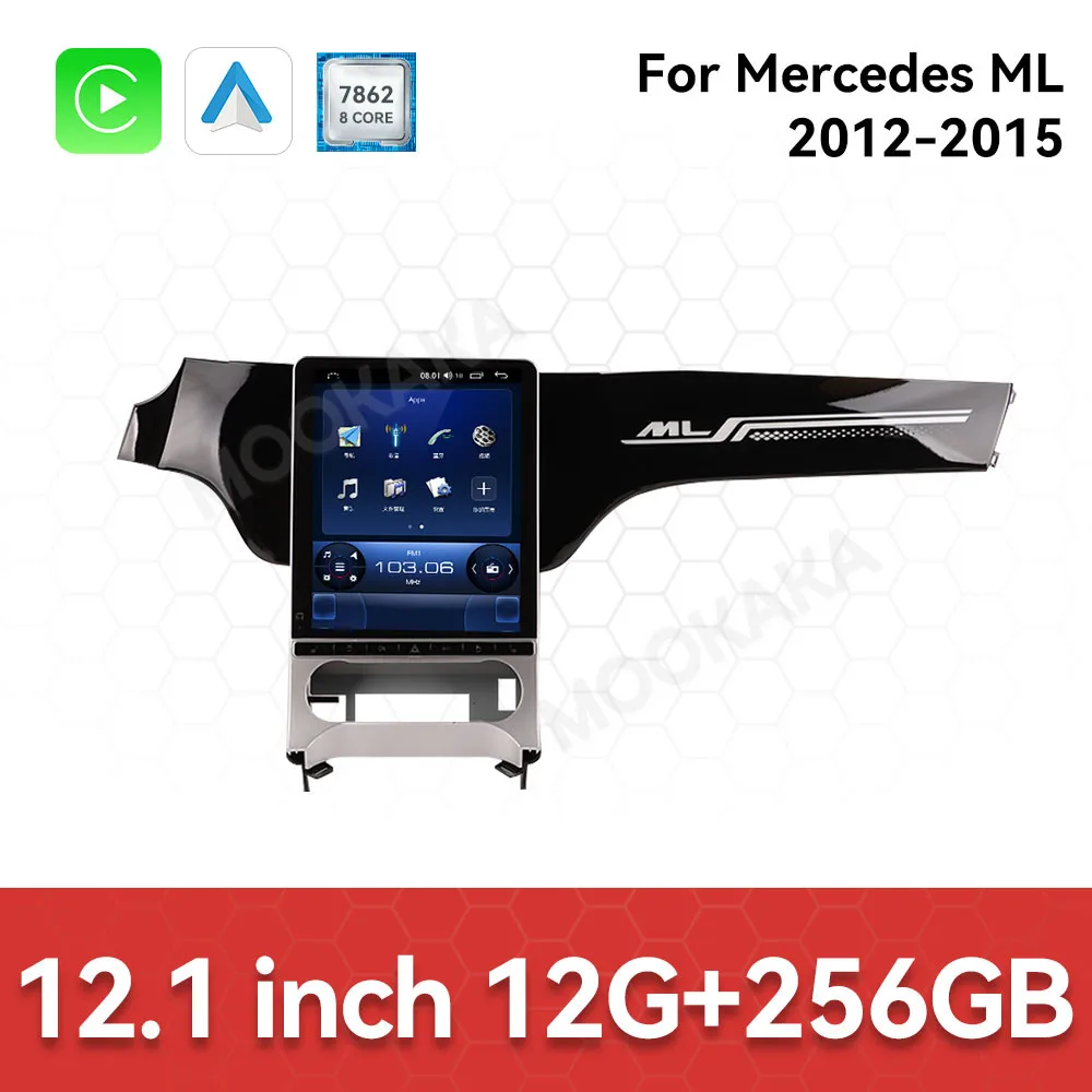 12.1 Inch Car Radio For Mercedes-Benz ML 2012-2015 Carplay Android Auto Multimedia Player GPS Navigation Head Unit Stereo Screen
12.1 Inch Car Radio For Mercedes-Benz ML 2012-2015 Carplay Android Auto Multimedia Player GPS Navigation Head Unit Stereo Screen
