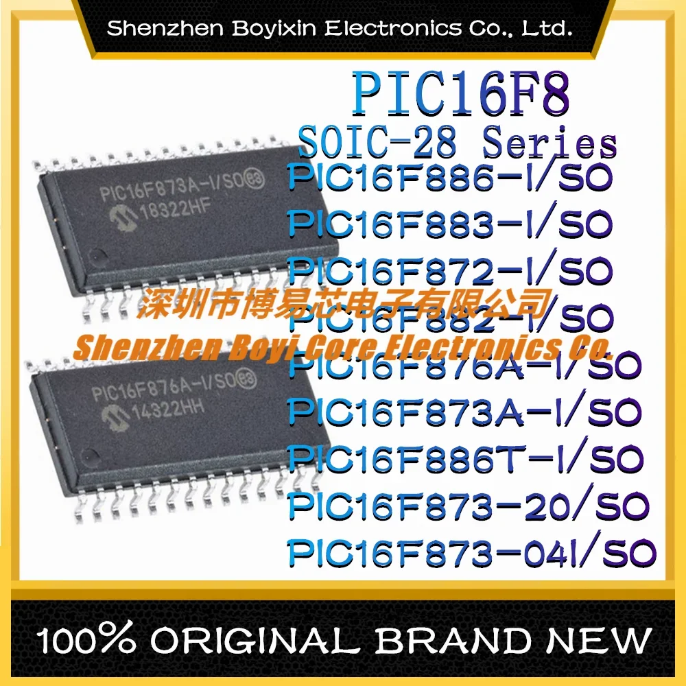 PIC16F886-I/SO PIC16F883-I PIC16F872-I PIC16F882-I PIC16F876A-I PIC16F873A-I PIC16F 886T-I 873-20 873-04I SOIC-28
PIC16F886-I/SO PIC16F883-I PIC16F872-I PIC16F882-I PIC16F876A-I PIC16F873A-I PIC16F 886T-I 873-20 873-04I SOIC-28