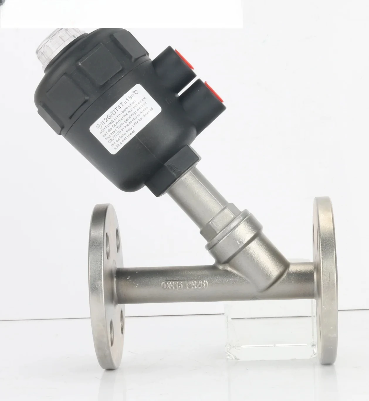 304 stainless steel pneumatic angle seat valve steam high temperature resistant Y-shaped pneumatic cut-off valve DN25 32 40 50
304 stainless steel pneumatic angle seat valve steam high temperature resistant Y-shaped pneumatic cut-off valve DN25 32 40 50