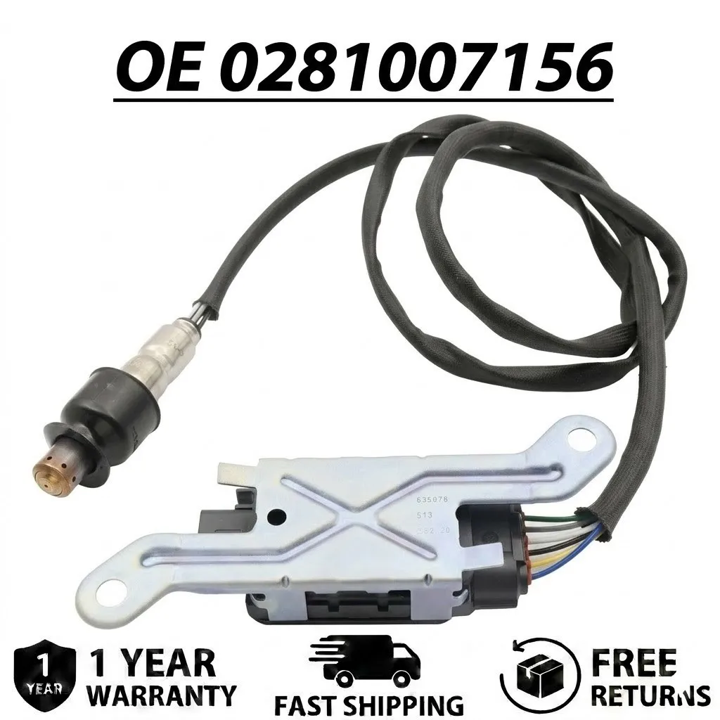24V Nitrogen Oxide NOx Sensor for Heavy Duty Asian Commercial Truck | Fits 0281007156 5WK96746B | Exhaust Emission Probe Replace
24V Nitrogen Oxide NOx Sensor for Heavy Duty Asian Commercial Truck | Fits 0281007156 5WK96746B | Exhaust Emission Probe Replace