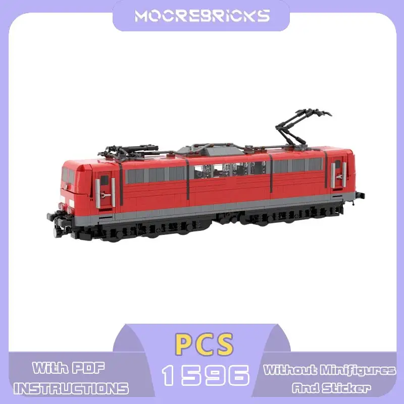 MOC 1/38 BR151 Electric Locomotive Building Blocks Motorised Europe Germany Modern Heavy Cargo Freight Train Bricks Adult
MOC 1/38 BR151 Electric Locomotive Building Blocks Motorised Europe Germany Modern Heavy Cargo Freight Train Bricks Adult