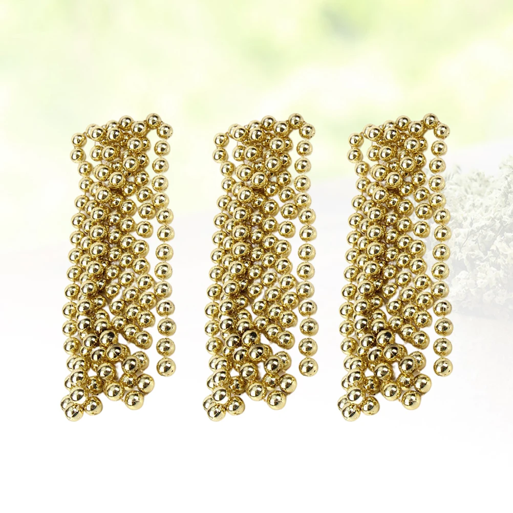 3pcs 1.5M Bead Chain Hanging Christmas Tree Decor Xmas Party Hanging Pendant Festive Decoration For School Bar
3pcs 1.5M Bead Chain Hanging Christmas Tree Decor Xmas Party Hanging Pendant Festive Decoration For School Bar