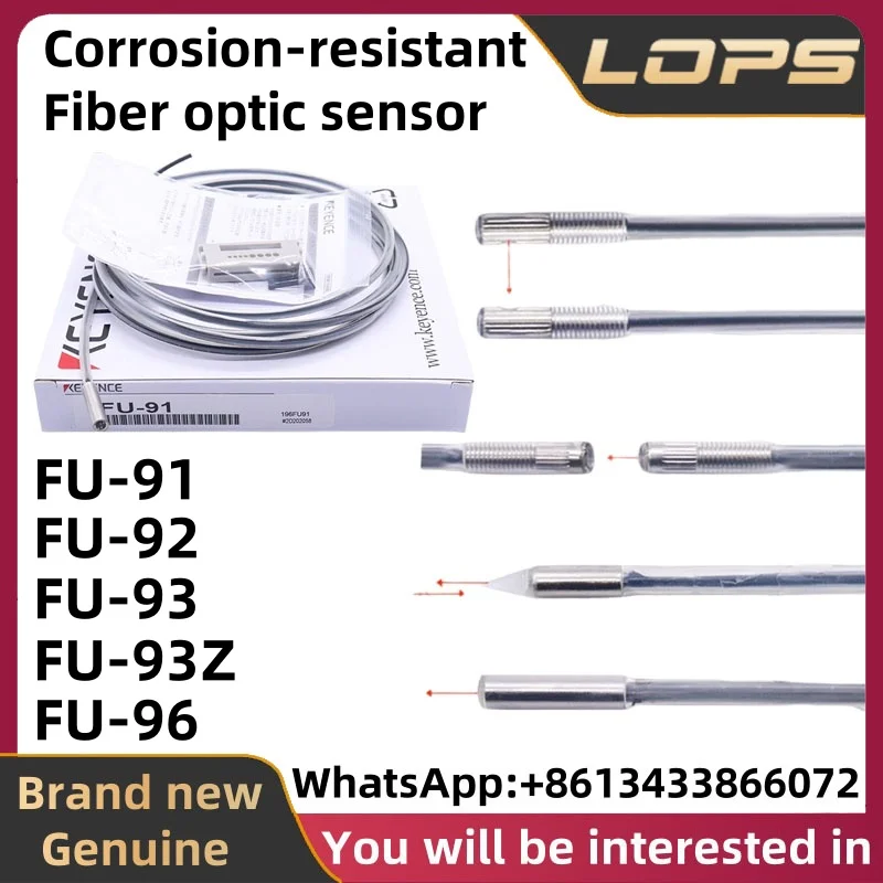 FU-91 FU-92 FU-93 FU-93Z FU-96 KEYENCE New Original Corrosion-resistant fiber optic sensor, welcome to consult
FU-91 FU-92 FU-93 FU-93Z FU-96 KEYENCE New Original Corrosion-resistant fiber optic sensor, welcome to consult