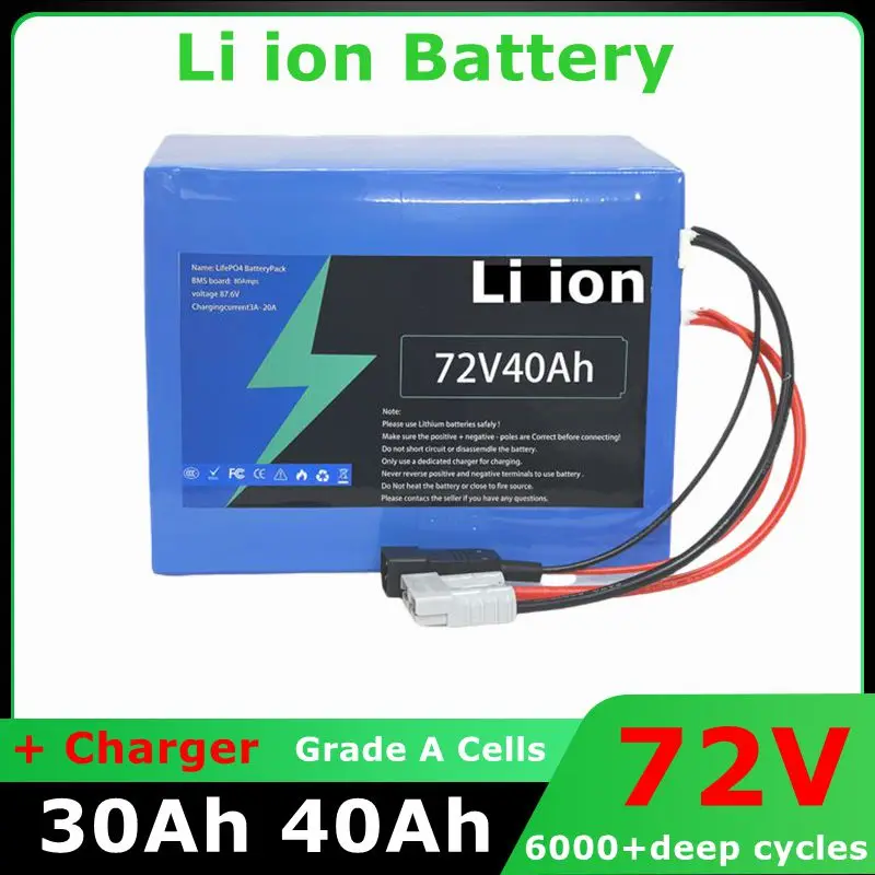 72v 30Ah 40Ah lithium ion battery pack li ion BMS for bike 3500w 5000W motor Vehicle tricycle scooters Go Cart skateboad
72v 30Ah 40Ah lithium ion battery pack li ion BMS for bike 3500w 5000W motor Vehicle tricycle scooters Go Cart skateboad