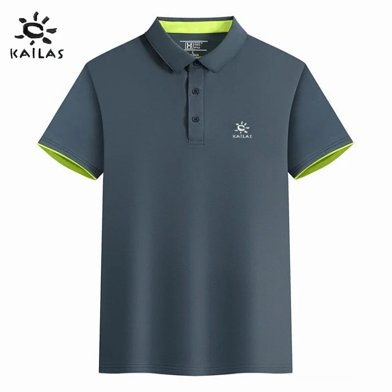 KAILAS new men's high-quality short sleeved polo shirt, summer fashion, casual breathable, cool T-shirt top
KAILAS new men's high-quality short sleeved polo shirt, summer fashion, casual breathable, cool T-shirt top