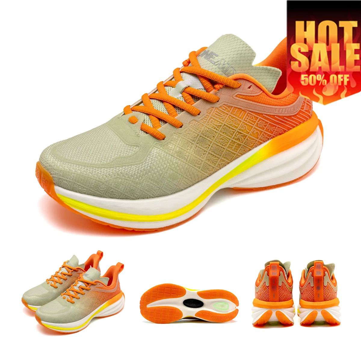 Non-Slip Breathable Lightweight Outdoor Sneakers ONEMIX Shock-Absorbent Running Shoes for Men Women Sports Athletic Footwear
Non-Slip Breathable Lightweight Outdoor Sneakers ONEMIX Shock-Absorbent Running Shoes for Men Women Sports Athletic Footwear