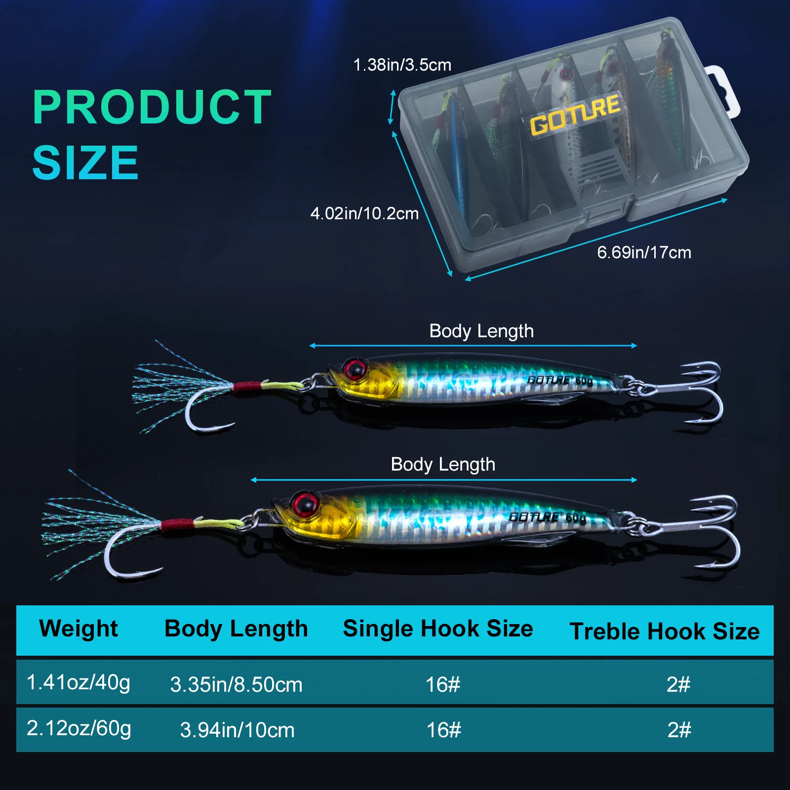 Рыболовная приманка Goture: металлическая искусственная приманка-джиг, воблер, блесна для ловли форели с одинарным крючком и ярким проволочным хвостом.
Рыболовная приманка Goture: металлическая искусственная приманка-джиг, воблер, блесна для ловли форели с одинарным крючком и ярким проволочным хвостом.