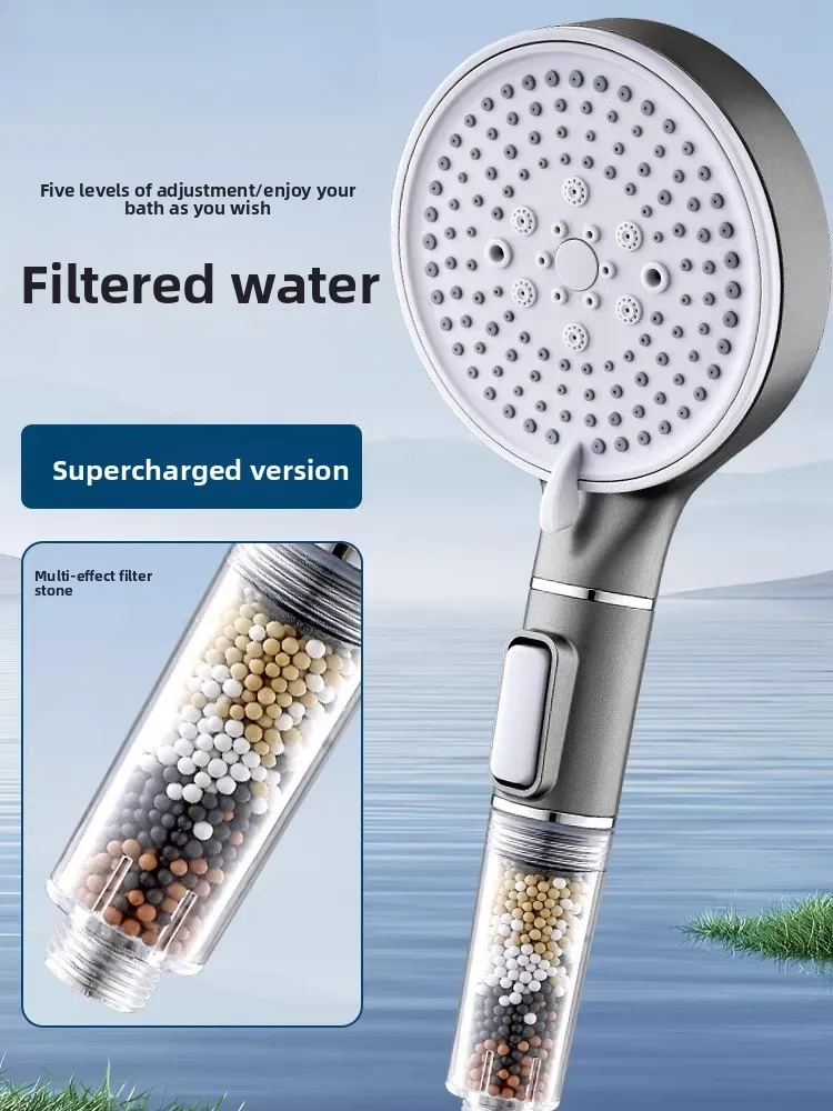 Pressurized Filter Shower Head Water Heater Water Purification Household Bathroom Skin CareHairdressing Pressurized Shower Head
Pressurized Filter Shower Head Water Heater Water Purification Household Bathroom Skin CareHairdressing Pressurized Shower Head