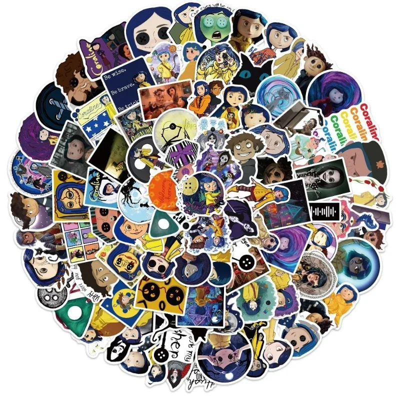 Hot 100Pcs Anime Horror Movie Coraline & The Secret Door Stickers Phone Scrapbook Suitcase Cartoon Waterproof Graffiti Sticker
Hot 100Pcs Anime Horror Movie Coraline & The Secret Door Stickers Phone Scrapbook Suitcase Cartoon Waterproof Graffiti Sticker