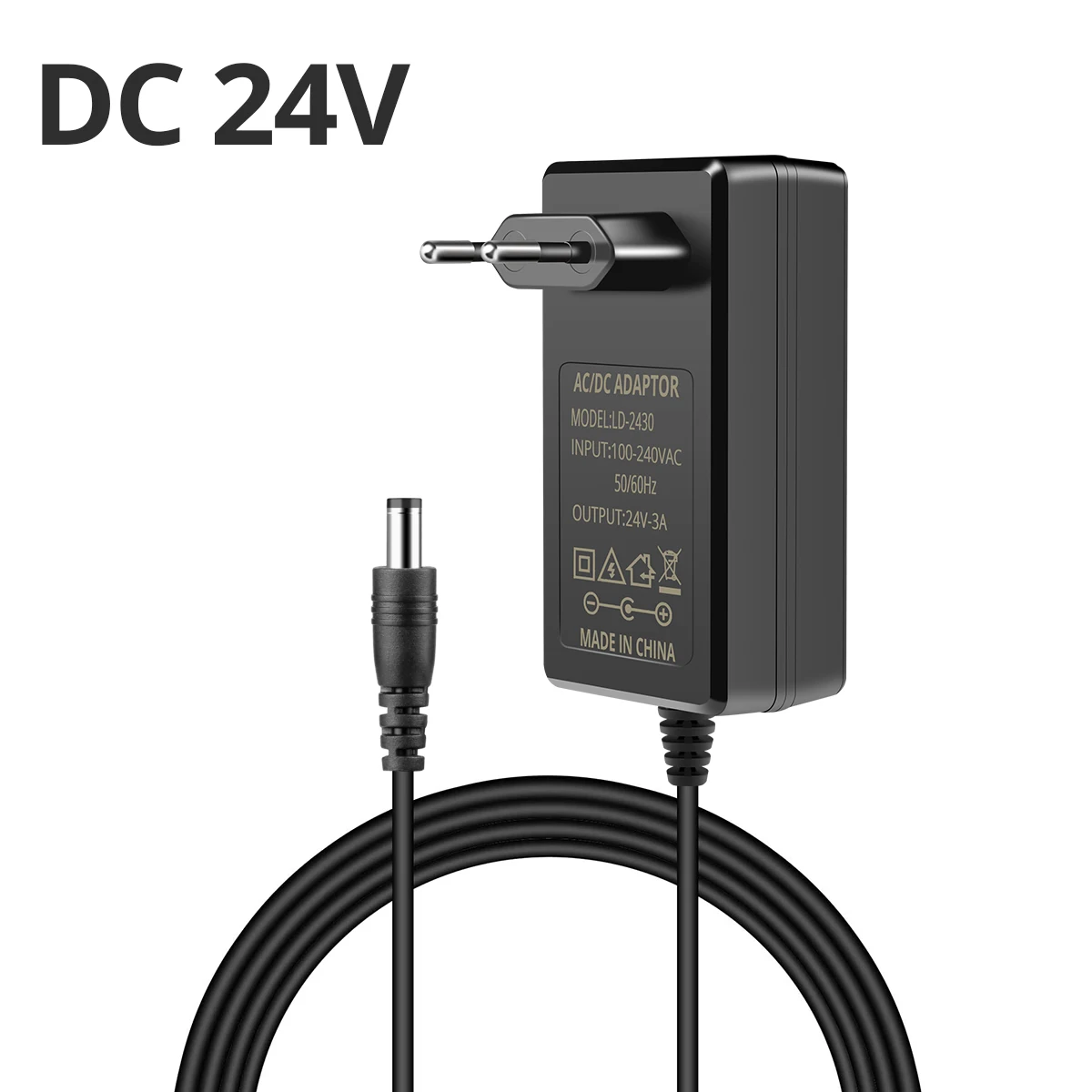 Black Shell LED Lighting Transformers AC 110V 220V To DC 24V 2A 3A Power Supply EU/US Plug Power Adapter
Black Shell LED Lighting Transformers AC 110V 220V To DC 24V 2A 3A Power Supply EU/US Plug Power Adapter