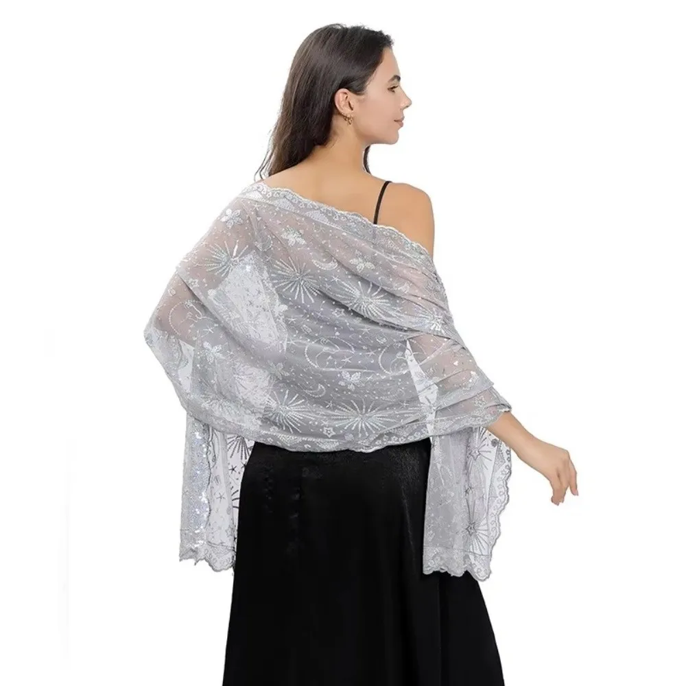 Elegant Glitter Sequins Glitter Sequins Shawls 60x200cm Shawl Wraps Evening Dresses Capes Bridal
Elegant Glitter Sequins Glitter Sequins Shawls 60x200cm Shawl Wraps Evening Dresses Capes Bridal