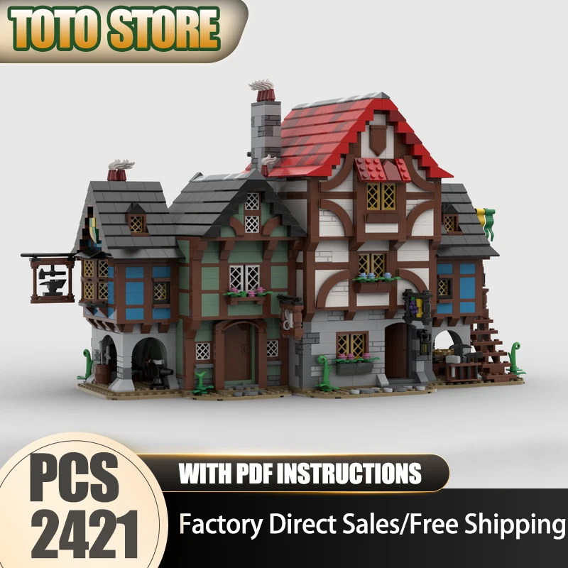 Модель замка Moc Building Block Комплект средневековой аллии Модель Технология Кирпич Сборка Игрушка Строительство Праздничные Подарки
Модель замка Moc Building Block Комплект средневековой аллии Модель Технология Кирпич Сборка Игрушка Строительство Праздничные Подарки