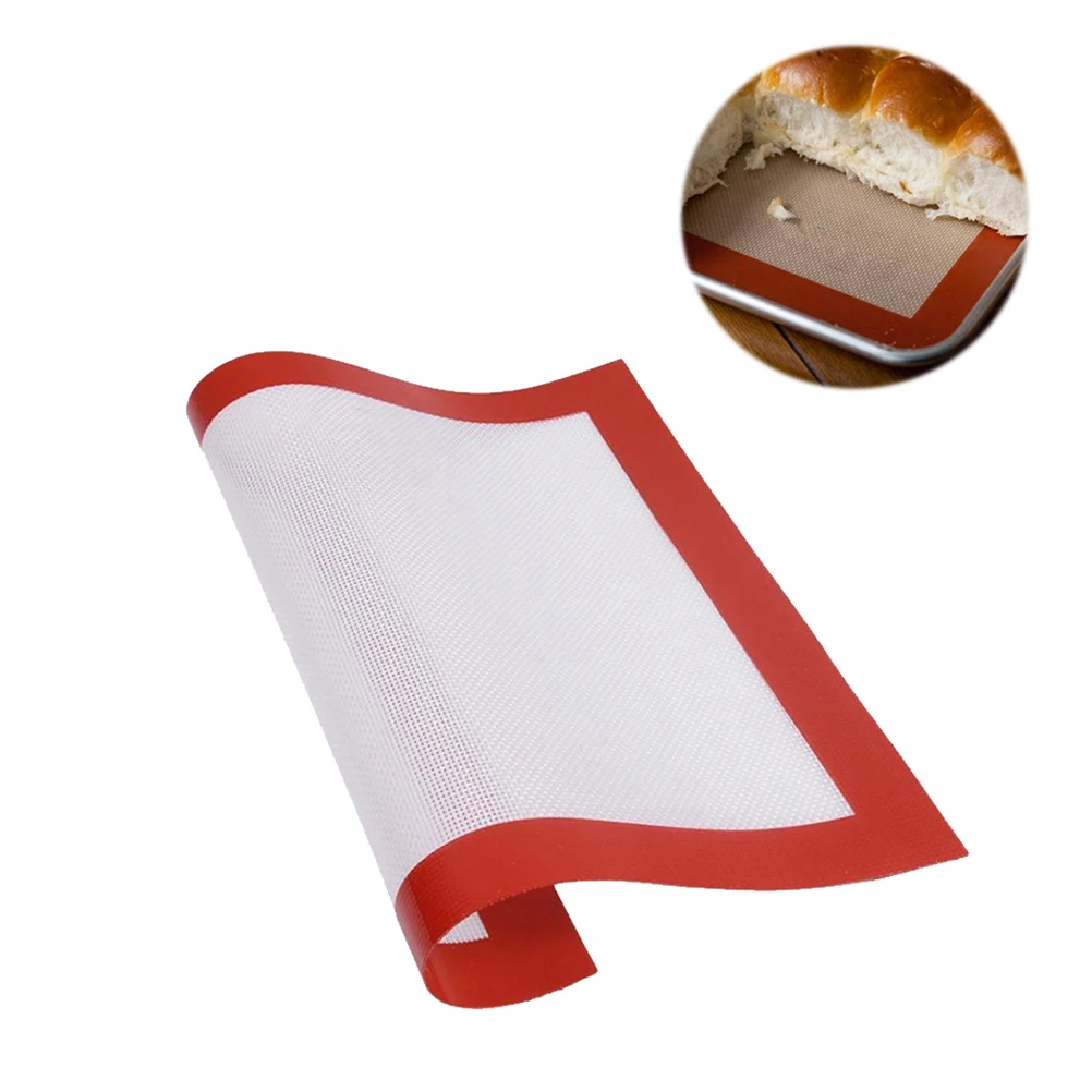 Reusable Silicone Baking Mat Non Stick Kitchen Cookie Sheets Mats for Oven Pastry Rolling Heat Resistant Flexible Storage
Reusable Silicone Baking Mat Non Stick Kitchen Cookie Sheets Mats for Oven Pastry Rolling Heat Resistant Flexible Storage