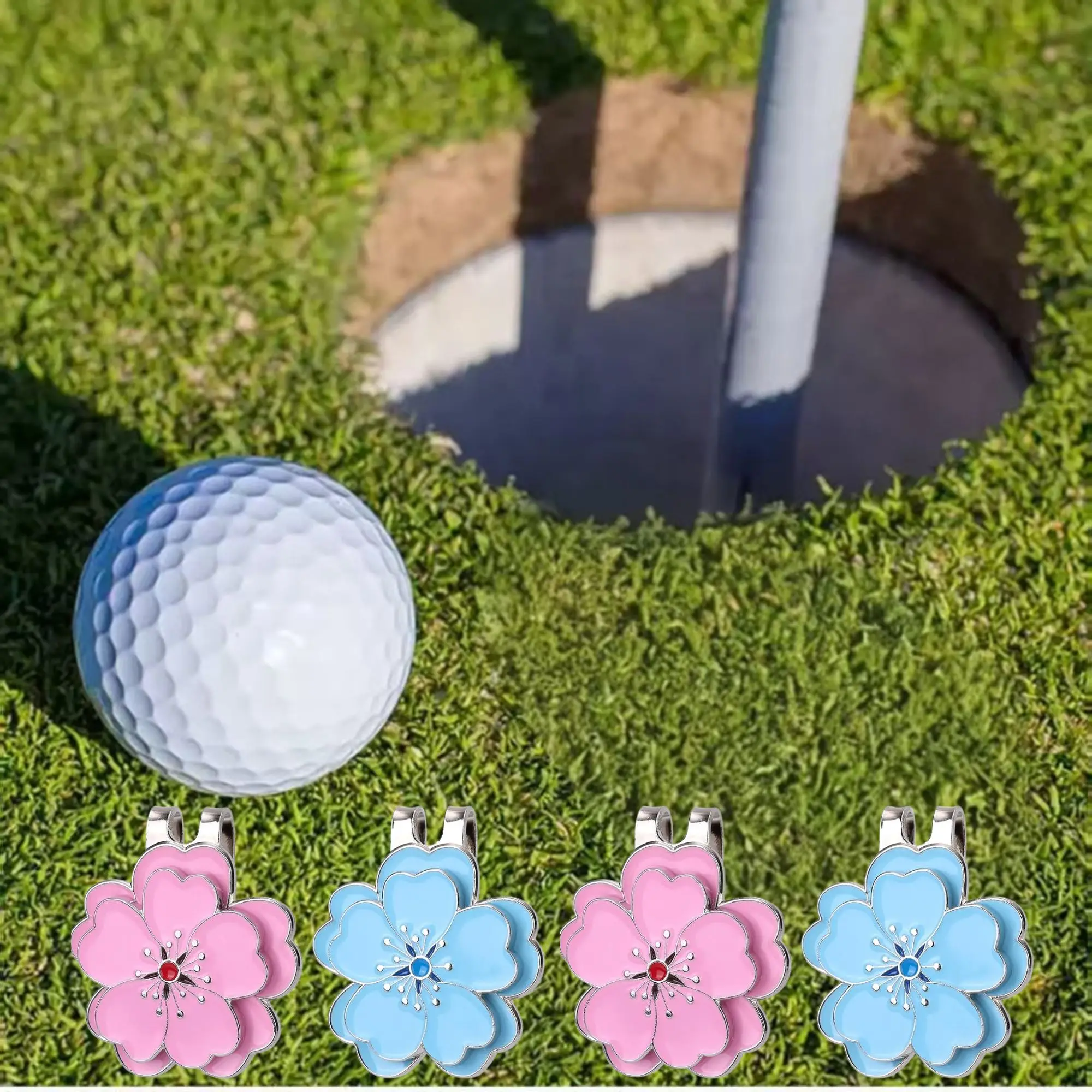 Portable 1 counts Magnetic Golf Ball Marker with Hat Clip Golf Marker Magnet Hat Clip Set sakura Shape Ball Bag Gift
Portable 1 counts Magnetic Golf Ball Marker with Hat Clip Golf Marker Magnet Hat Clip Set sakura Shape Ball Bag Gift