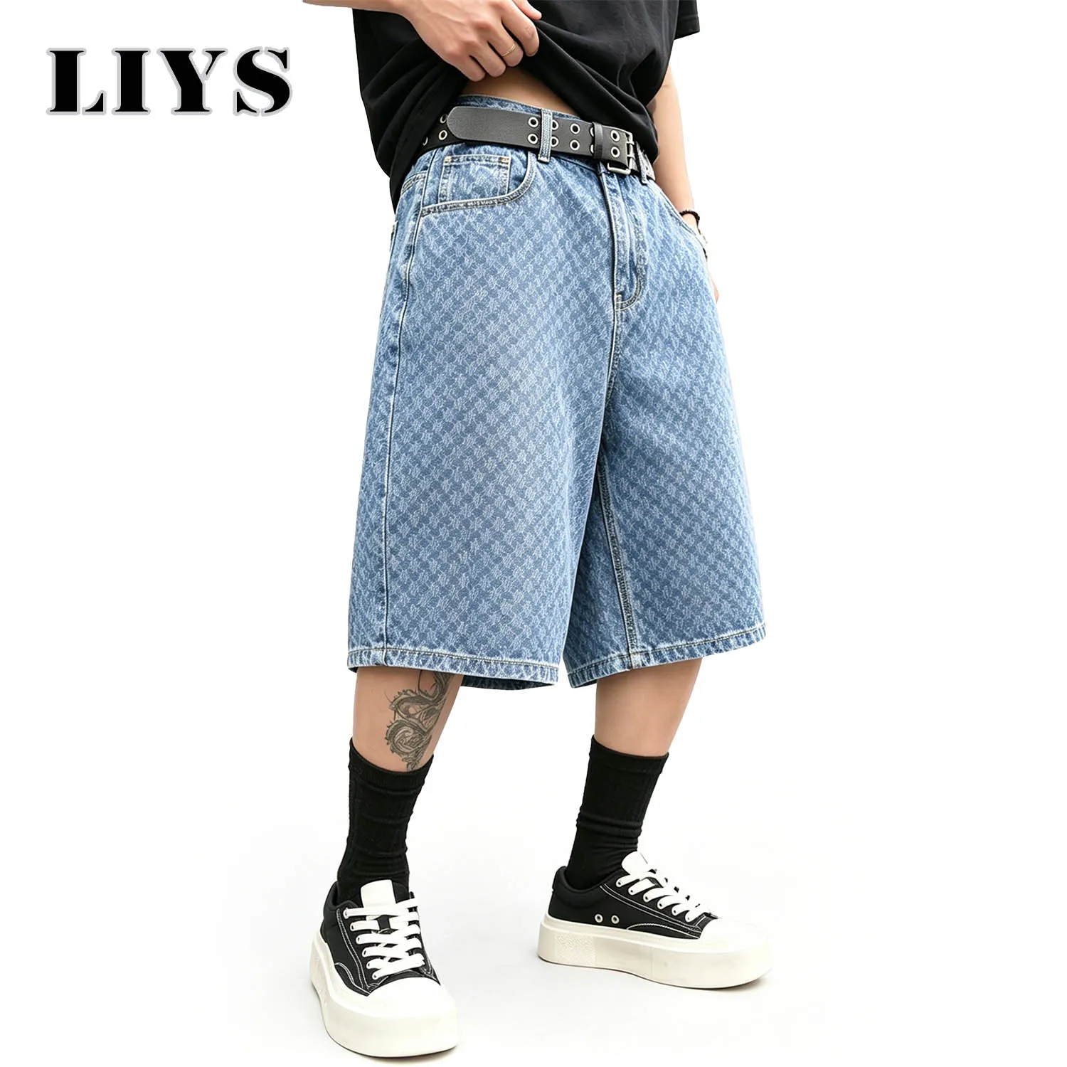 LIYS American High Street Jacquard Washed Dark Pattern Cowboy Men's Summer Loose Wide Leg Trendy Brand Street Vacation Pants
LIYS American High Street Jacquard Washed Dark Pattern Cowboy Men's Summer Loose Wide Leg Trendy Brand Street Vacation Pants