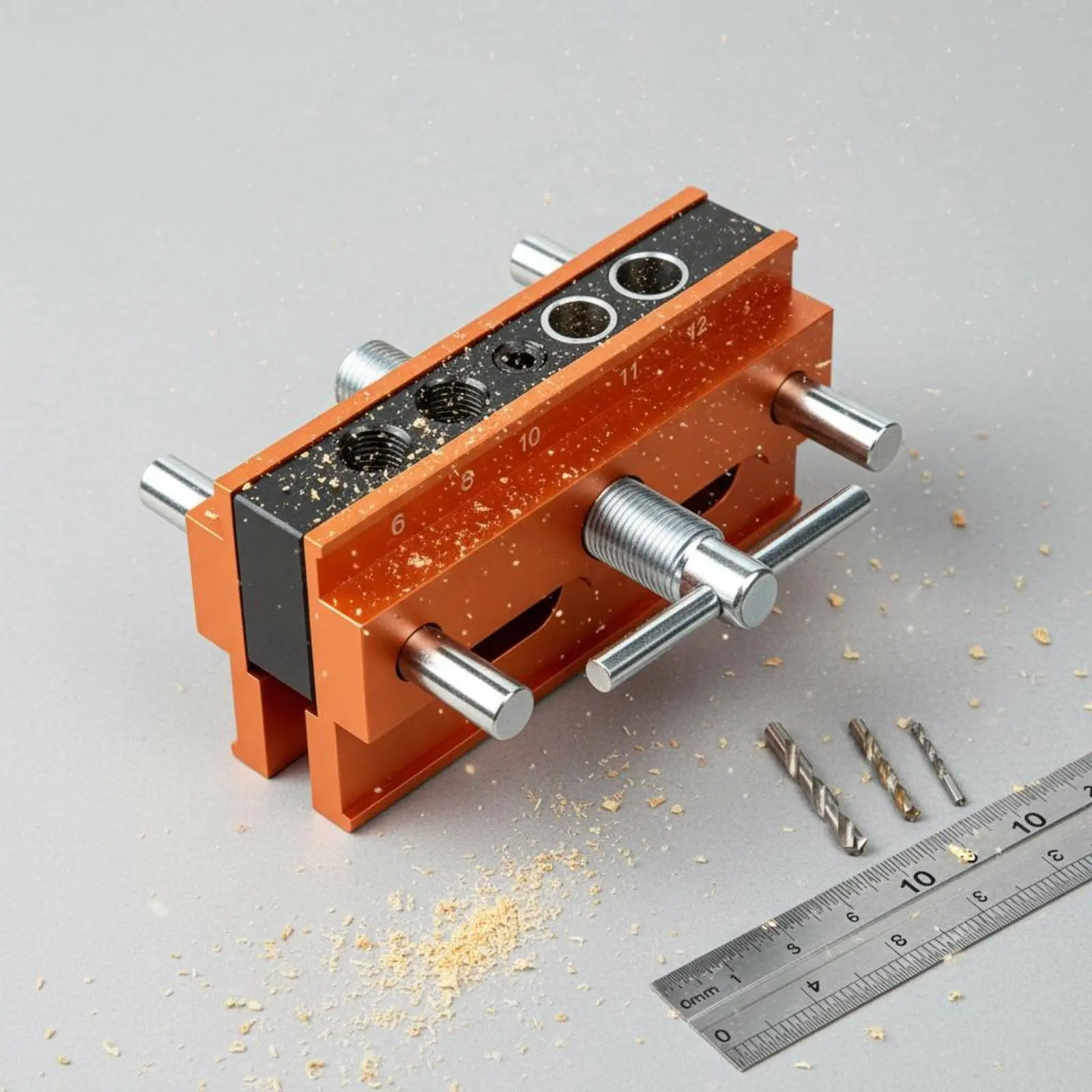 Vertical Drilling Guide Wear Resistant Woodworking Dowelling Jig Wood Dowel Drill Guide Thickened Body Clamp Drill Jig
Vertical Drilling Guide Wear Resistant Woodworking Dowelling Jig Wood Dowel Drill Guide Thickened Body Clamp Drill Jig