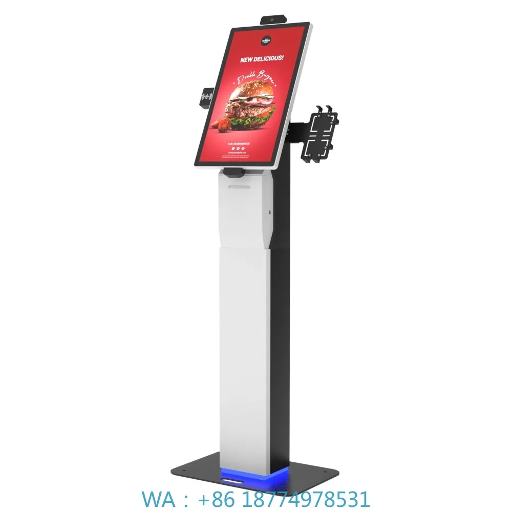 Самозаказный киоск Selfservice в ресторане 24 дюйма Pos, киоск для самостоятельной оплаты, цифровой дисплей меню ресторана
Самозаказный киоск Selfservice в ресторане 24 дюйма Pos, киоск для самостоятельной оплаты, цифровой дисплей меню ресторана