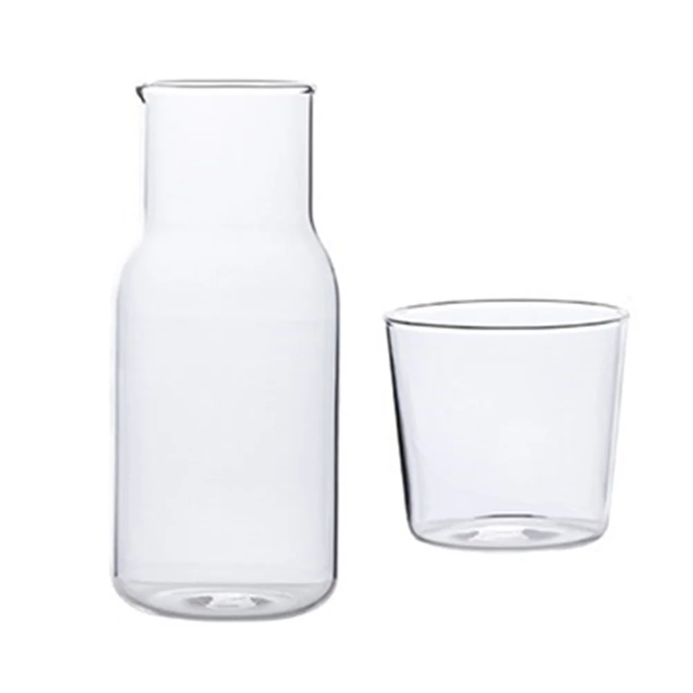 1Set Glass Water Jug Transparent Premium Thickened for Juice Tea Milk Wine Household Use Elegant Kettle with Cup
1Set Glass Water Jug Transparent Premium Thickened for Juice Tea Milk Wine Household Use Elegant Kettle with Cup
