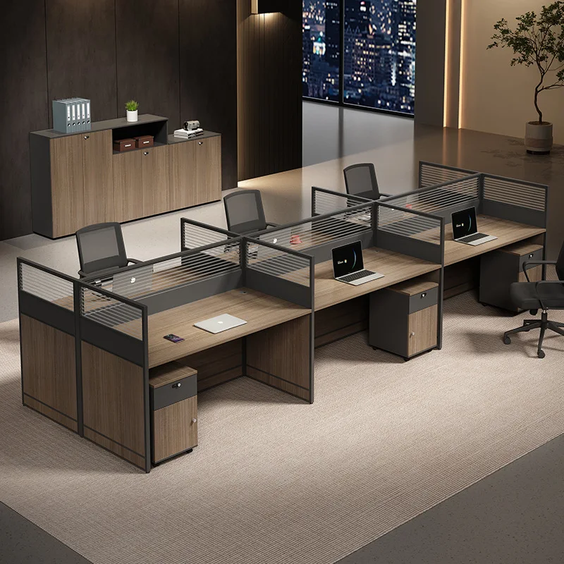 Staff Office Desk and Chair Combination Staff Seat Simple Modern Six-person Office Screen Card Seat Workstation Desk
Staff Office Desk and Chair Combination Staff Seat Simple Modern Six-person Office Screen Card Seat Workstation Desk