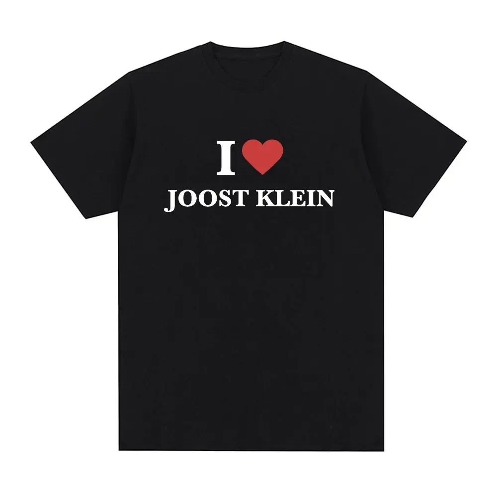 Футболка I Love Joost Klein для мужчин и женщин, модная футболка в стиле хип-хоп, в стиле Харадзюку, 100% хлопок, с круглым вырезом, свободная женская уличная одежда
Футболка I Love Joost Klein для мужчин и женщин, модная футболка в стиле хип-хоп, в стиле Харадзюку, 100% хлопок, с круглым вырезом, свободная женская уличная одежда
