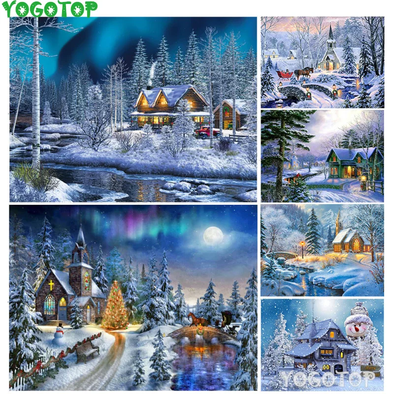 Снежный пейзаж Diy алмазная живопись зимний дом мозаика фотообои украшение для дома YY6060
Снежный пейзаж Diy алмазная живопись зимний дом мозаика фотообои украшение для дома YY6060
