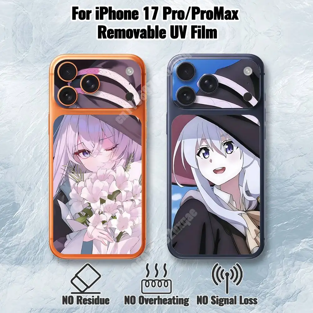 Elaina Wandering Witch Removable UV Film for iPhone 17 Pro 17 ProMax Hydrogel Sticker
Elaina Wandering Witch Removable UV Film for iPhone 17 Pro 17 ProMax Hydrogel Sticker