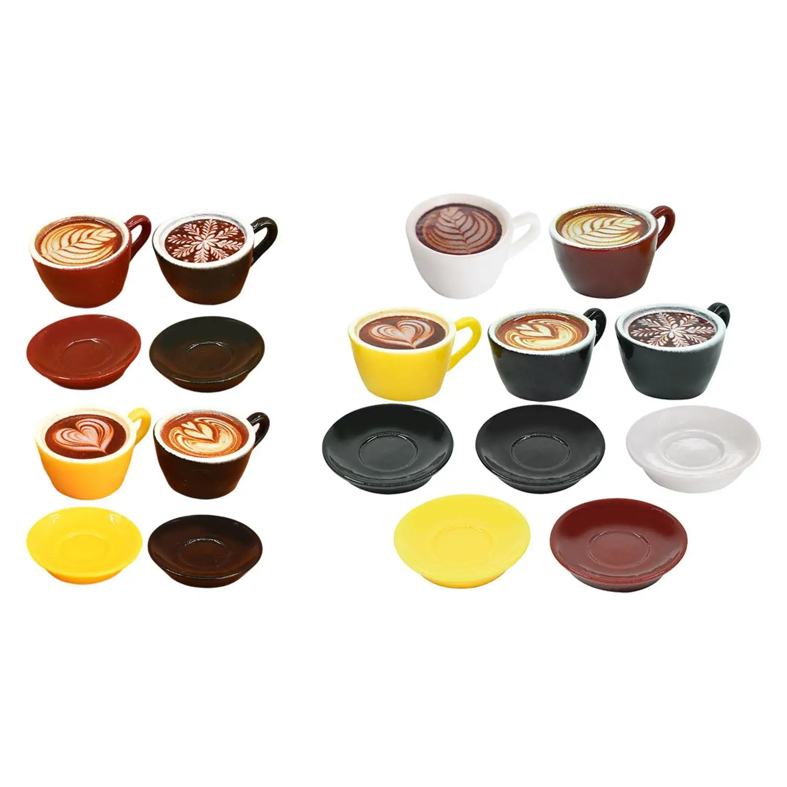 Coffee Cup Set Dollhouse Coffee Latte with Plates Model Life Scene DIY Food Toy for Birthday Children Children's Day Boys Home
Coffee Cup Set Dollhouse Coffee Latte with Plates Model Life Scene DIY Food Toy for Birthday Children Children's Day Boys Home