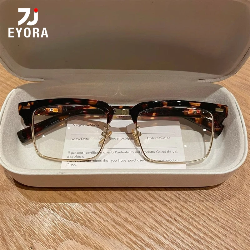 EYORA FashionHalf-Frame Reading Glasses Anti Blue Light Photochromic Myopia Glasses Progressive Prescription Optical Eyewear
EYORA FashionHalf-Frame Reading Glasses Anti Blue Light Photochromic Myopia Glasses Progressive Prescription Optical Eyewear