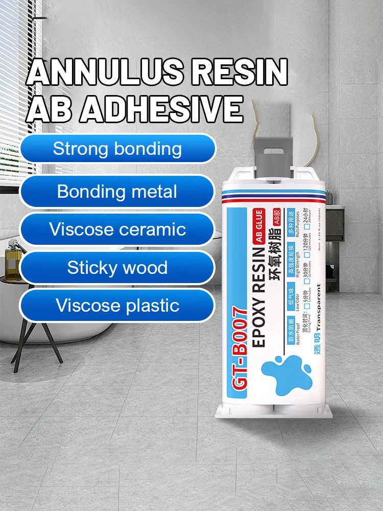 Transparent Epoxy Resin AB Glue 50ML for Wood Metal Ceramic Plastic Repair Fast Curing Strong Adhesive Sealant Home Improvement
Transparent Epoxy Resin AB Glue 50ML for Wood Metal Ceramic Plastic Repair Fast Curing Strong Adhesive Sealant Home Improvement