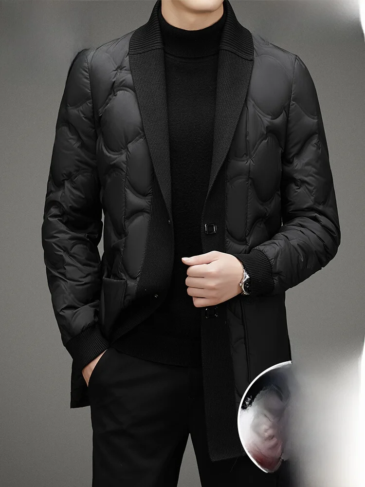 Pierre Cardin Men's Mid-Length Du down Jaet Autumn Winter Casual Sle een Collar Warmth Outerwear Coat
Pierre Cardin Men's Mid-Length Du down Jaet Autumn Winter Casual Sle een Collar Warmth Outerwear Coat