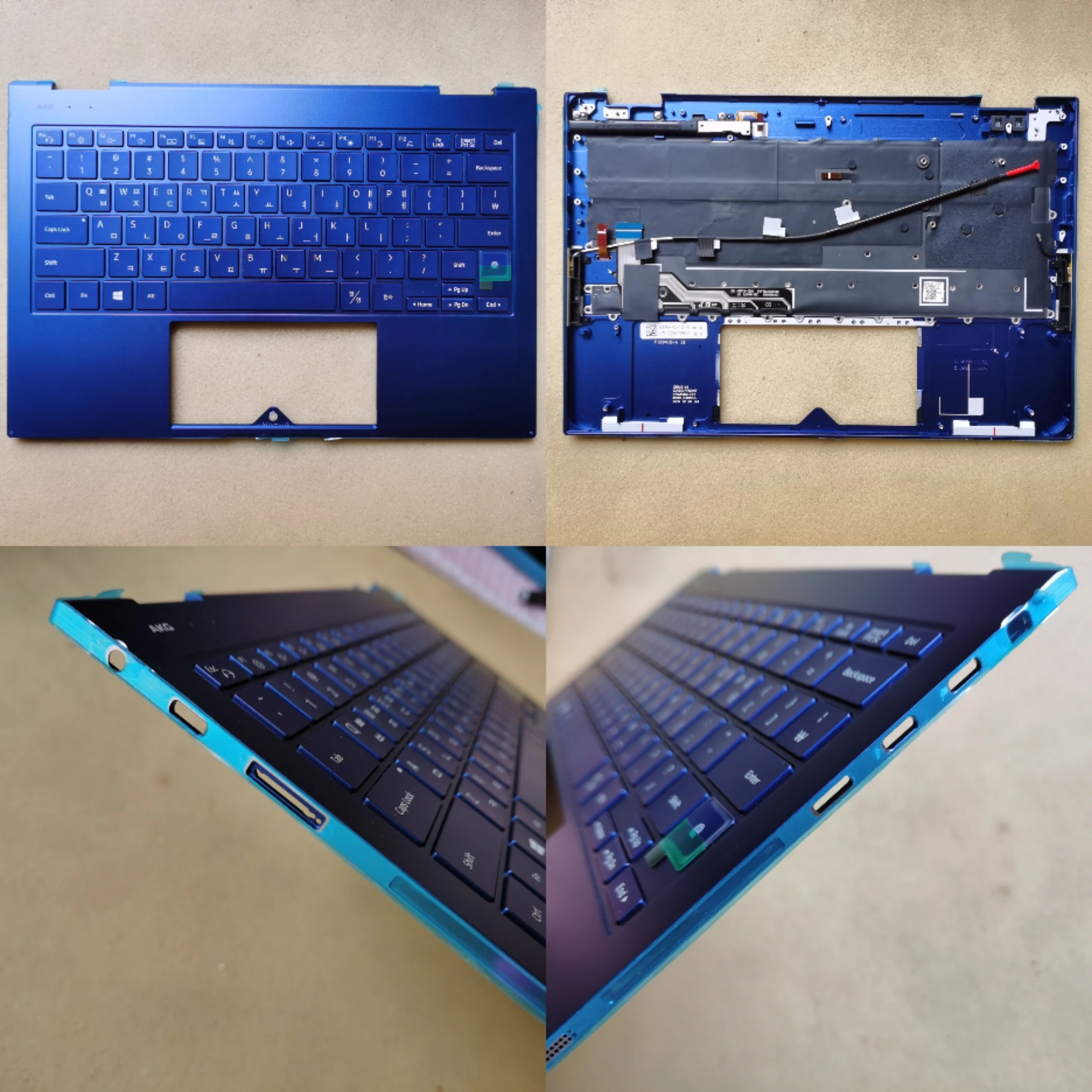 Korean 90% New laptop keyboard palmrest for samsung GalaxyBookFlex NP930QCG- K01CN
Korean 90% New laptop keyboard palmrest for samsung GalaxyBookFlex NP930QCG- K01CN