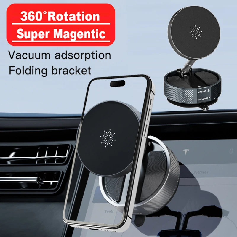 Portable Foldable Phone Holder Car Magnetic Vacuum Adsorption Bracket 360 Degree Rotation GPS Navigation Support Sucker Stand
Portable Foldable Phone Holder Car Magnetic Vacuum Adsorption Bracket 360 Degree Rotation GPS Navigation Support Sucker Stand