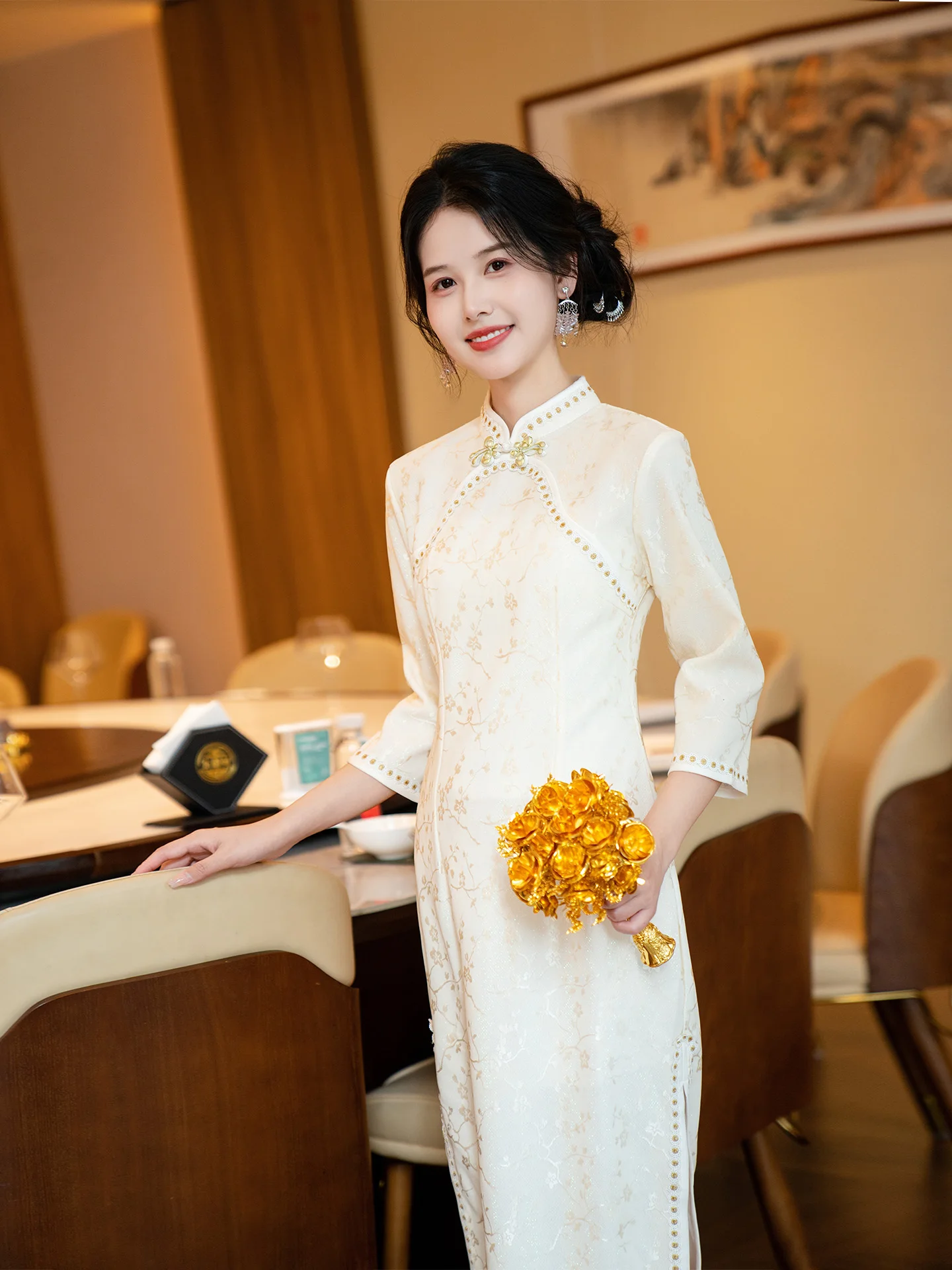 Su Ai Yunian Snow White Engagement 2026 New Chinese Style Wedding Dress Certificate Registration Ceremony High End ...
Su Ai Yunian Snow White Engagement 2026 New Chinese Style Wedding Dress Certificate Registration Ceremony High End ...