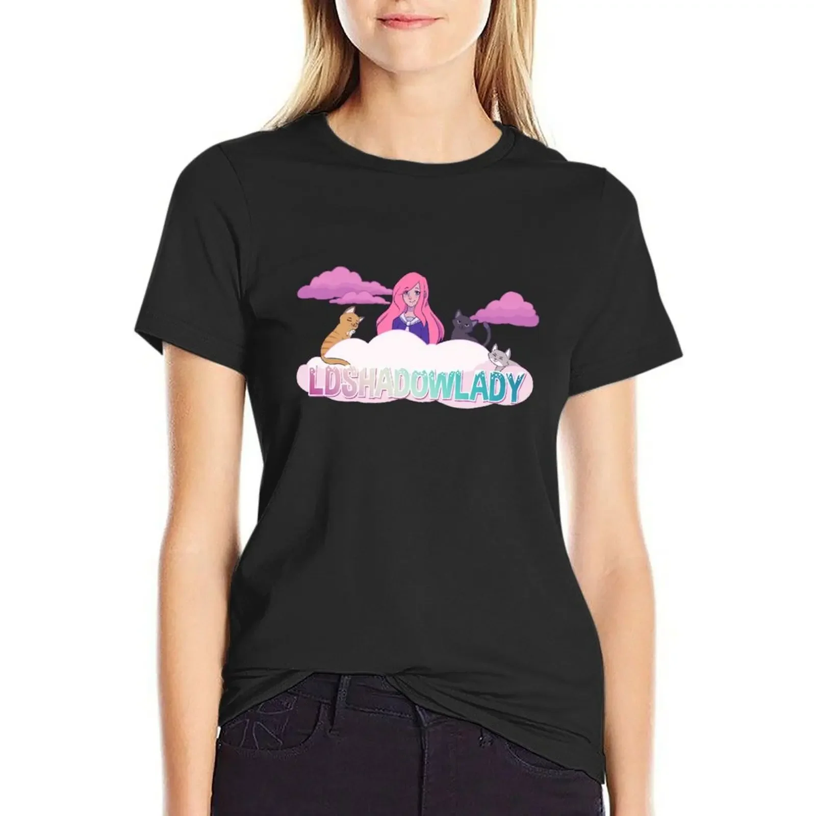 Lizzie in the clouds with cats T-Shirt hippie clothes graphics cute clothes Blouse fashion woman blouse 2025
Lizzie in the clouds with cats T-Shirt hippie clothes graphics cute clothes Blouse fashion woman blouse 2025
