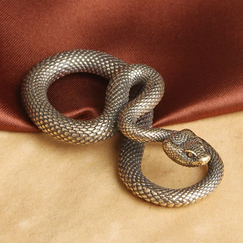Retro Copper Snake Boa Ornament Decoration Tea Pet Antique Animal Figurines Miniatures Desk Living Room Home Decor Accessories
Retro Copper Snake Boa Ornament Decoration Tea Pet Antique Animal Figurines Miniatures Desk Living Room Home Decor Accessories