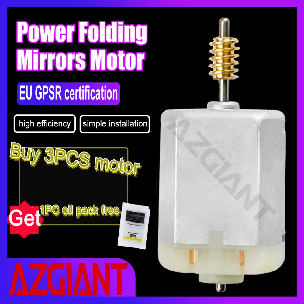 AZGIANT FC-280SB For BMW M3 F80 Tesla Model S/X Outdoor car Power folding rearview mirror Motor repair automotive accessories
AZGIANT FC-280SB For BMW M3 F80 Tesla Model S/X Outdoor car Power folding rearview mirror Motor repair automotive accessories